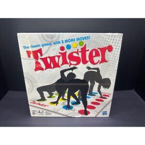Twister The Classic Game with 2 More Moves by Hasbro 2012 New in Plastic